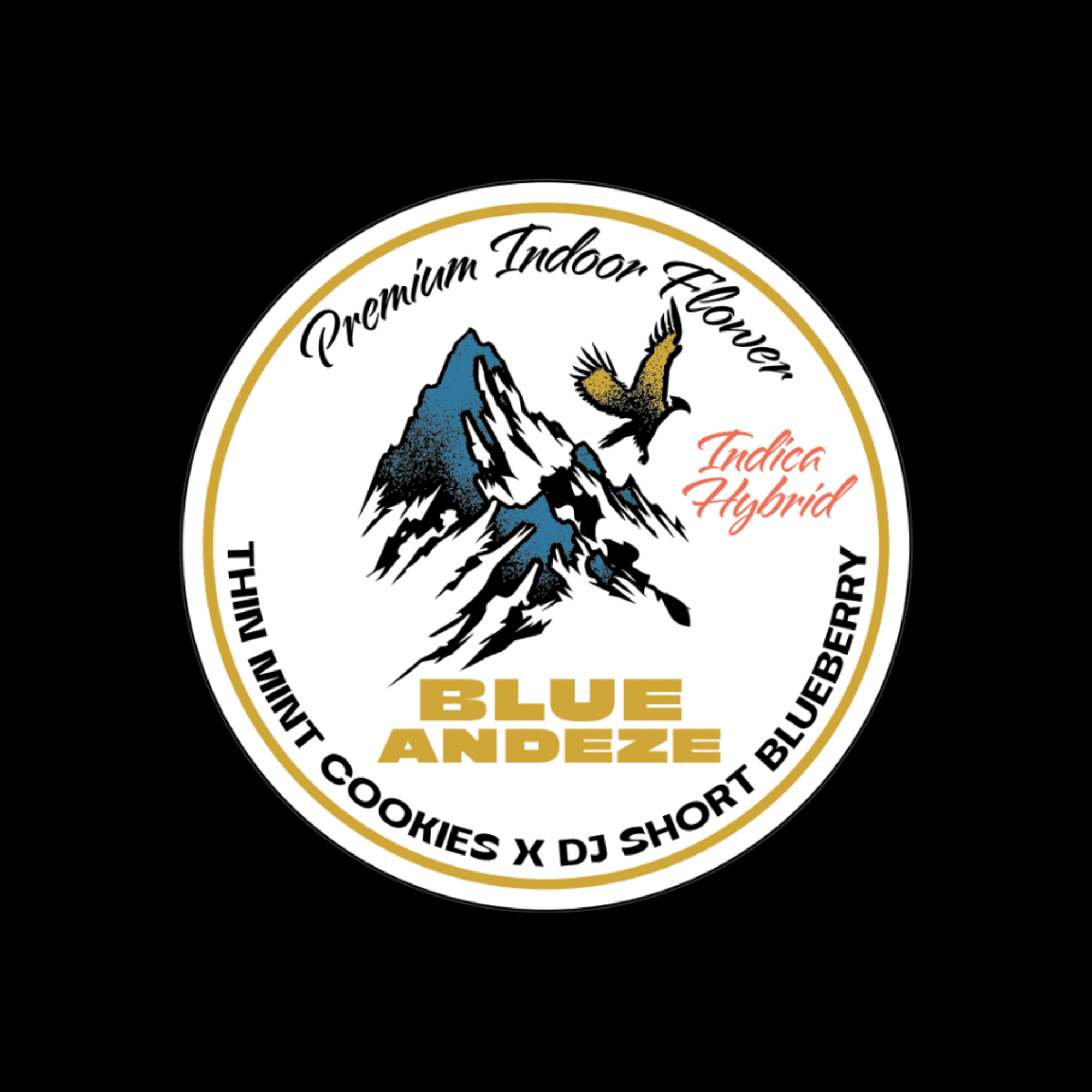Blue Andeze label